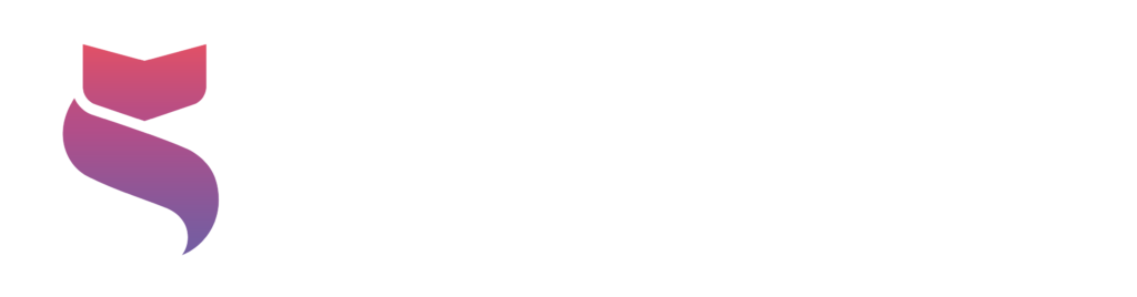 A logo of "Facilitech" in bold white letters and a gradient from red-to-purple set against a transparent background.